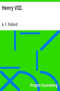 Henry VIII. — A. F. (Albert Frederick) Pollard cover