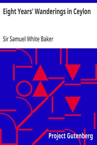 Eight Years' Wanderings in Ceylon cover