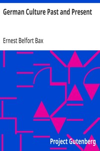 German Culture Past and Present cover