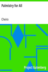 Palmistry for All — Cheiro cover