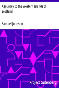 A Journey to the Western Islands of Scotland — Samuel Johnson cover