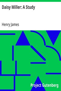 Daisy Miller: A Study — Henry James cover
