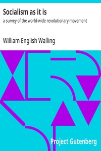 Socialism as it is : $b a survey of the world-wide revolutionary movement — William English Walling cover