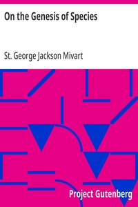 On the Genesis of Species cover