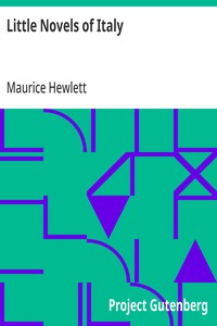 Little Novels of Italy — Maurice Hewlett cover