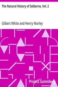 The Natural History of Selborne, Vol. 2 — Gilbert White cover