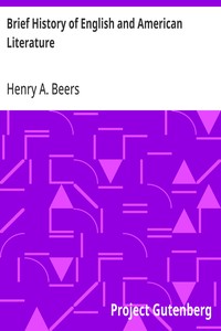Brief History of English and American Literature cover