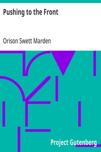 Pushing to the Front — Orison Swett Marden cover