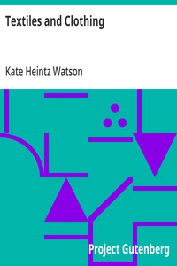Textiles and Clothing — Kate Heintz Watson cover