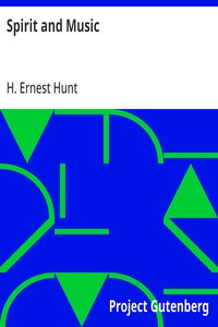 Spirit and Music — H. Ernest (Harry Ernest) Hunt cover