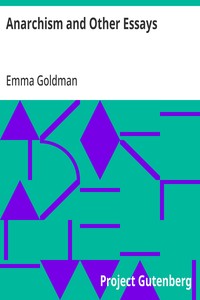 Anarchism and Other Essays — Emma Goldman cover