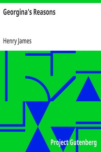 Georgina's Reasons — Henry James cover
