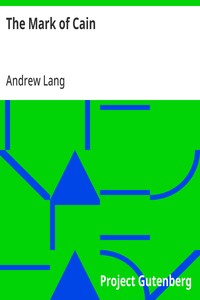 The Mark of Cain — Andrew Lang cover