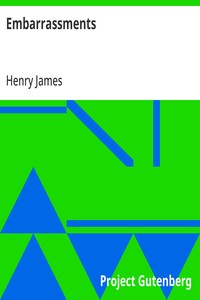 Embarrassments — Henry James cover