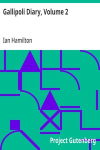 Gallipoli Diary, Volume 2 — Ian Hamilton cover