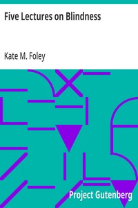 Five Lectures on Blindness — Kate M. Foley cover