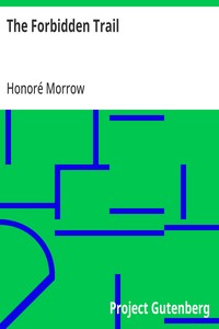 The Forbidden Trail — Honoré Morrow cover