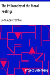 The Philosophy of the Moral Feelings — John Abercrombie cover