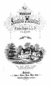 The Modern Scottish Minstrel, Volumes 1-6.: The Songs of Scotland of the Past Half Century — Anonymous cover