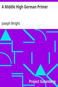A Middle High German Primer: Third Edition — Joseph Wright cover