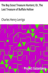 The Boy Scout Treasure Hunters; Or, The Lost Treasure of Buffalo Hollow — Charles Henry Lerrigo cover