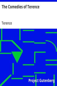 The Comedies of Terence — Terence cover
