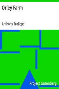 Orley Farm — Anthony Trollope cover