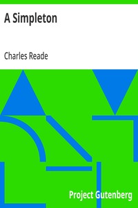 A Simpleton — Charles Reade cover