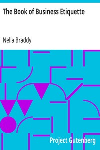 The Book of Business Etiquette — Nella Braddy cover