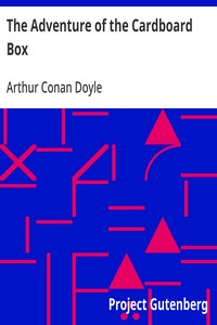 The Adventure of the Cardboard Box — Arthur Conan Doyle cover