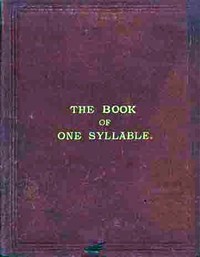 The book of one syllable — Esther Bakewell cover