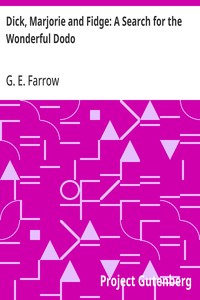 Dick, Marjorie and Fidge: A Search for the Wonderful Dodo — G. E. (George Edward) Farrow cover