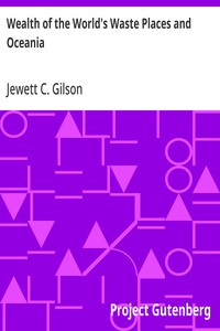 Wealth of the World's Waste Places and Oceania — Jewett C. (Jewett Castello) Gilson cover