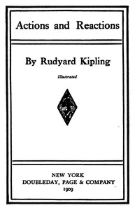 Actions and reactions — Rudyard Kipling cover