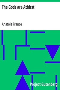 The Gods are Athirst — Anatole France cover