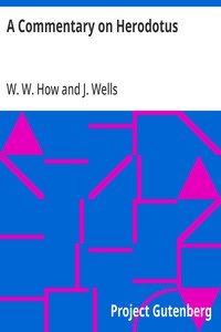 A Commentary on Herodotus — J. (Joseph) Wells cover