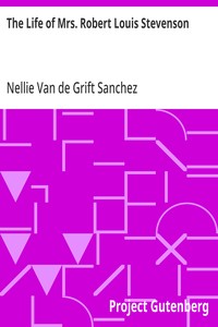 The Life of Mrs. Robert Louis Stevenson — Nellie Van de Grift Sanchez cover
