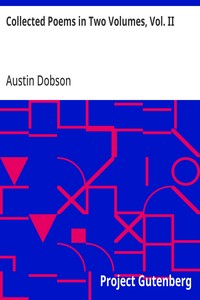 Collected Poems in Two Volumes, Vol. II cover