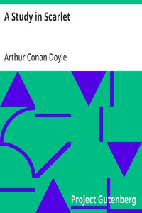 A Study in Scarlet — Arthur Conan Doyle cover
