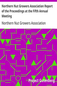 Northern Nut Growers Association Report of the Proceedings at the Fifth Annual Meeting: Evansville, Indiana, August 20 and 21, 1914 — Anonymous cover