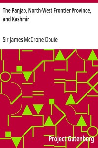 The Panjab, North-West Frontier Province, and Kashmir — James McCrone, Sir Douie cover