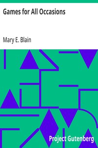 Games for All Occasions — Mary E. Blain cover