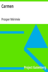 Carmen — Prosper Mérimée cover