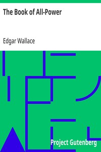 The Book of All-Power — Edgar Wallace cover