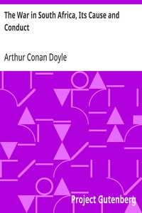 The War in South Africa, Its Cause and Conduct — Arthur Conan Doyle cover