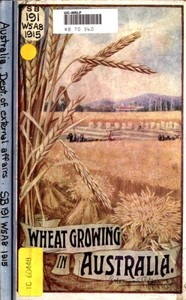 Wheat Growing in Australia — Australia. Department of External Affairs cover