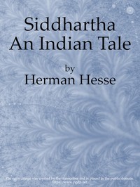Siddhartha cover