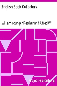 English Book Collectors — William Younger Fletcher cover