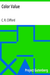 Color Value — C. R. (Chandler Robbins) Clifford cover