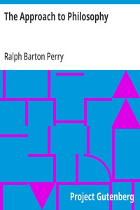 The Approach to Philosophy — Ralph Barton Perry cover